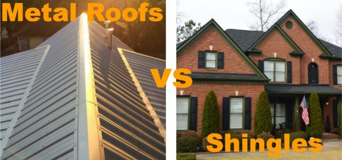 Comparison of metal roofs in Atlanta vs Shingle roofs in atlanta ga