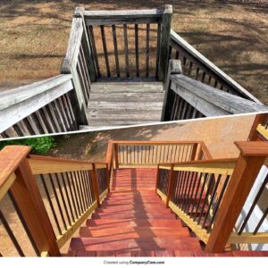 Stair Replacement - Purple Heart Wood
