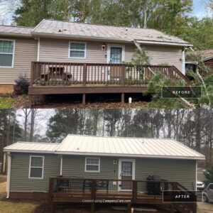 Before and After Roof and Siding 